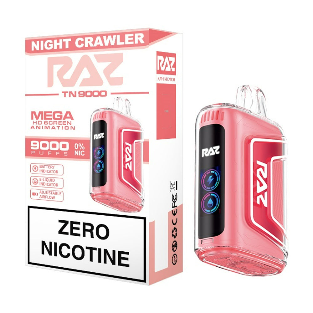 RAZ TN9000  0% Nicotine 9000 Puffs Disposable