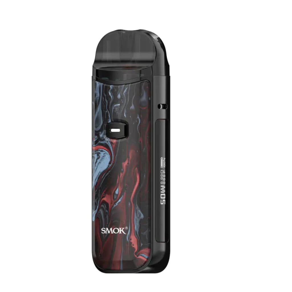 Smok Nord 50w Kit Black Red Marbling Refillable Pod Kit 6940695687169